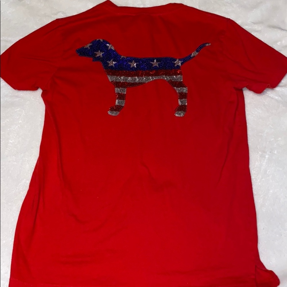 Bling sequin VS Pink tee